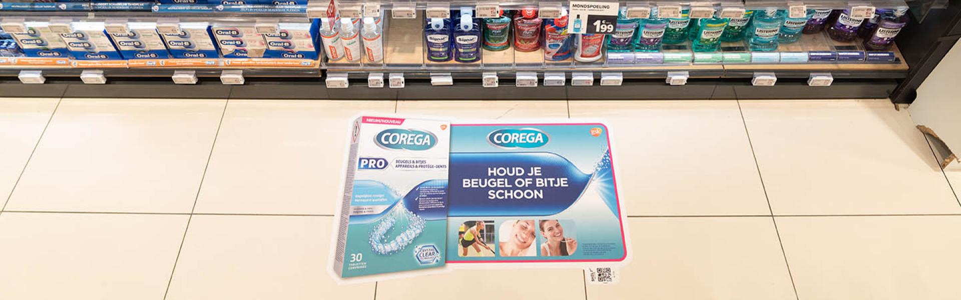 vision floor, floor sticker, instore, in-store visibility