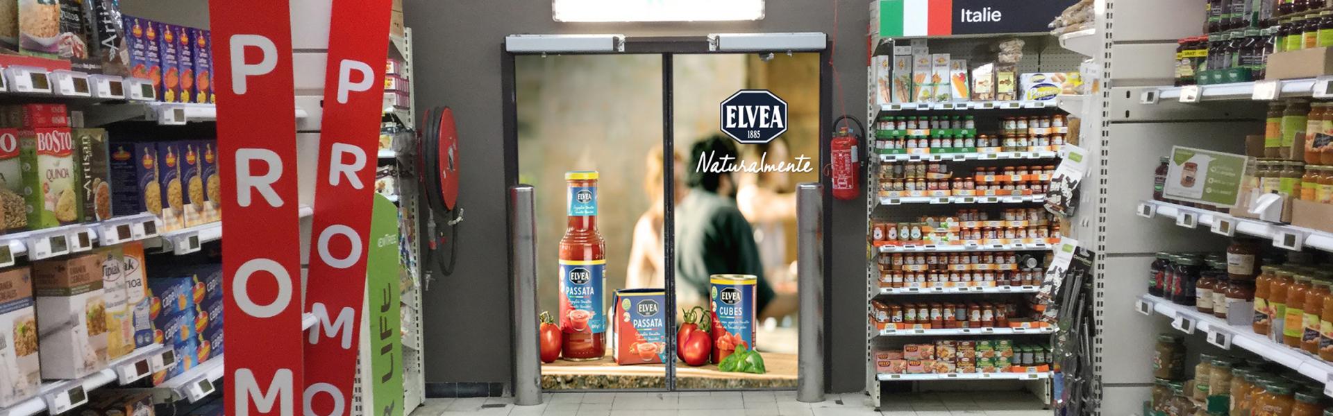 vision door, billboard, in-store poster, affichage, big size poster