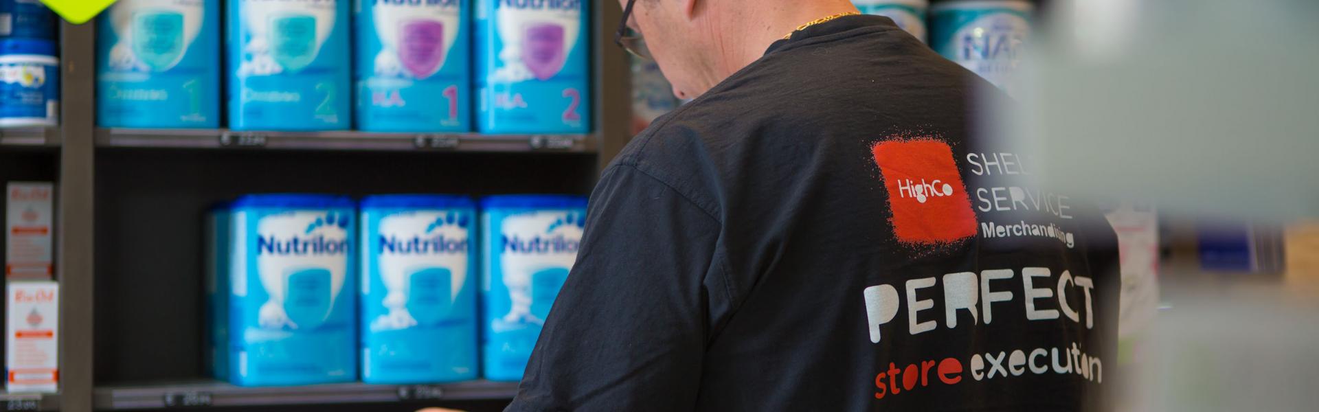 Nutricia, pharma sector, merchandising, remodeling
